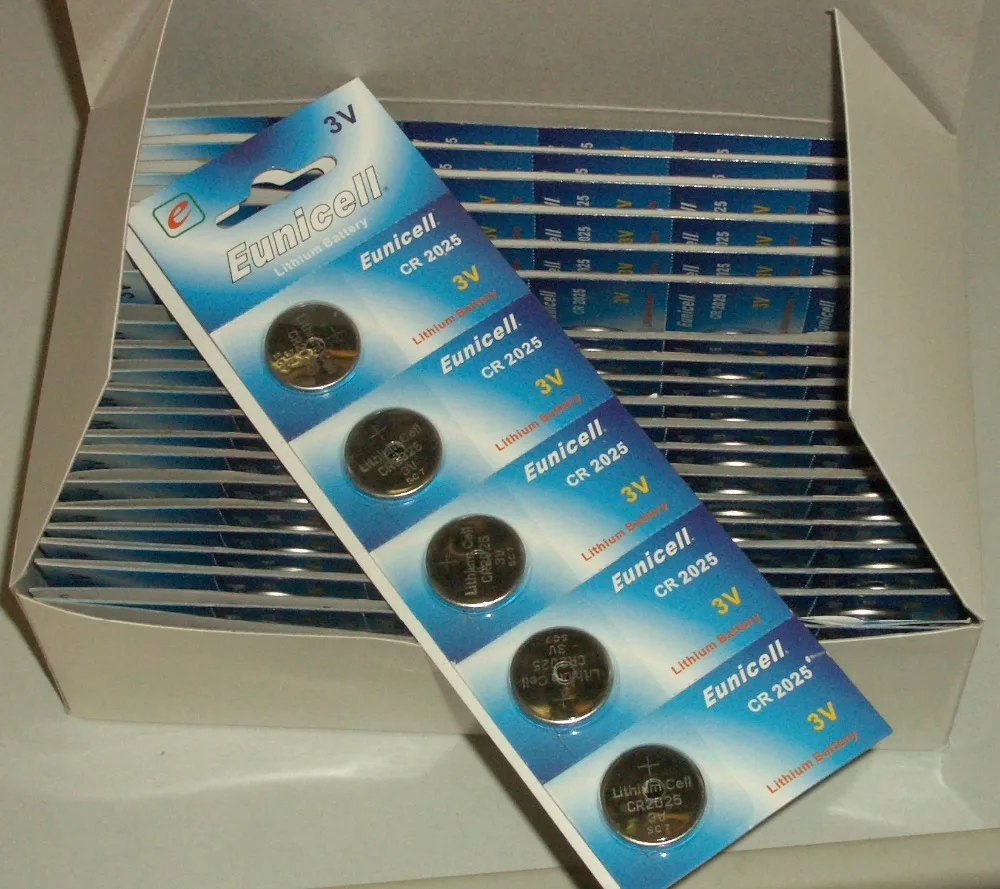 CR2025 lithium button cell 3v battery with solder pins tabs tags