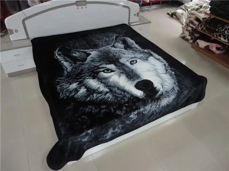 
heavy warm blanket for winter double layer blanket king deer cashmere 