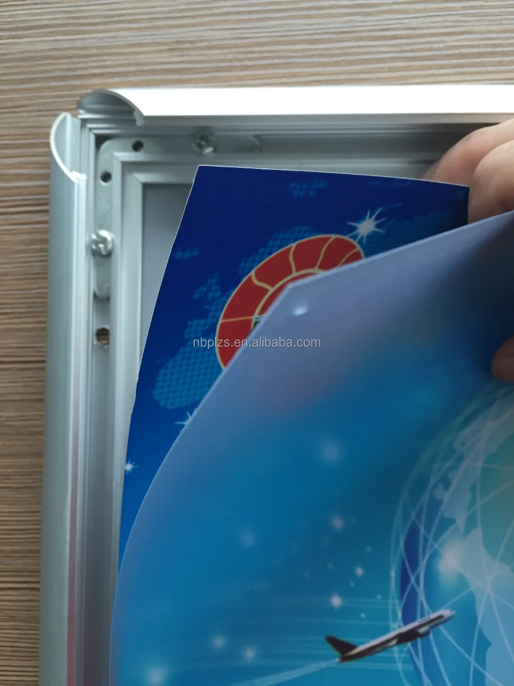 A0/A1/A2/A3/A4 Poster Frame Window Picture Frames Wall Mounted Advertising Board in Size 27x40 Elevator Advertising Frame