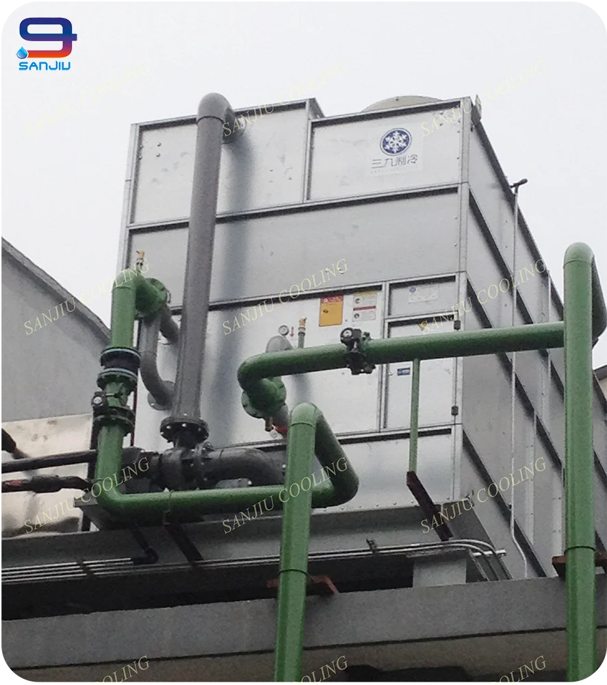 125 Ton Closed Circuit Cross Flow Water Chiller  Cooling Tower
