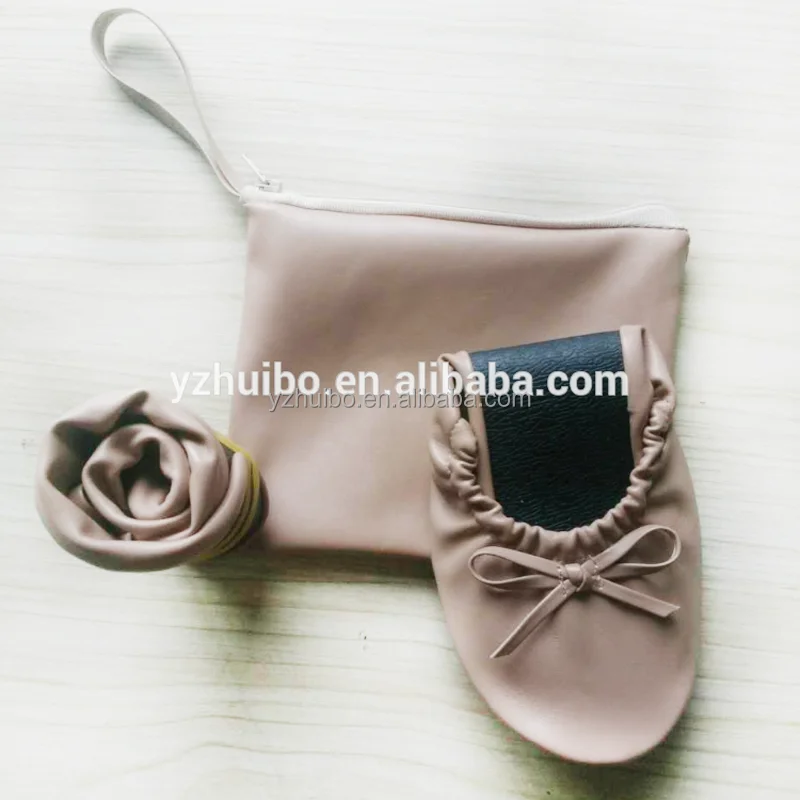 
beautiful and soft fold up ballet flat shoes 