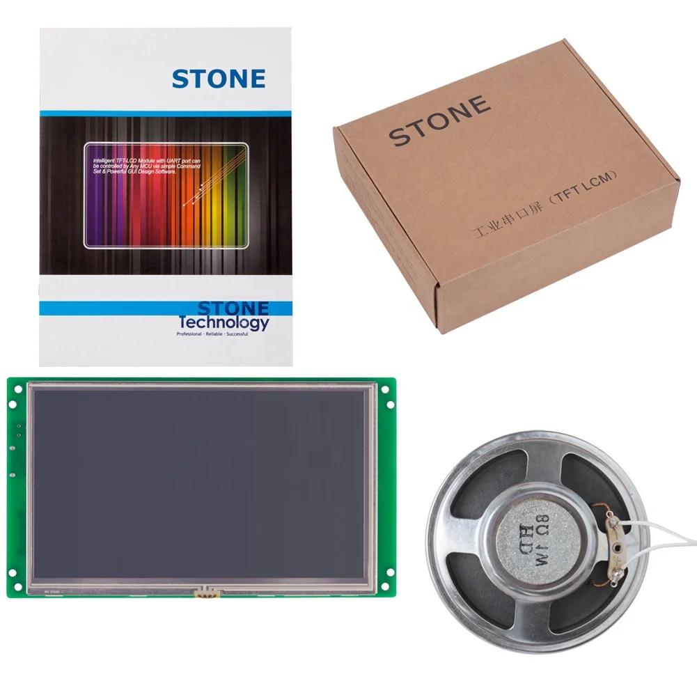 7 inch large touch screen panel TFT LCD interface control display for Cleaning car