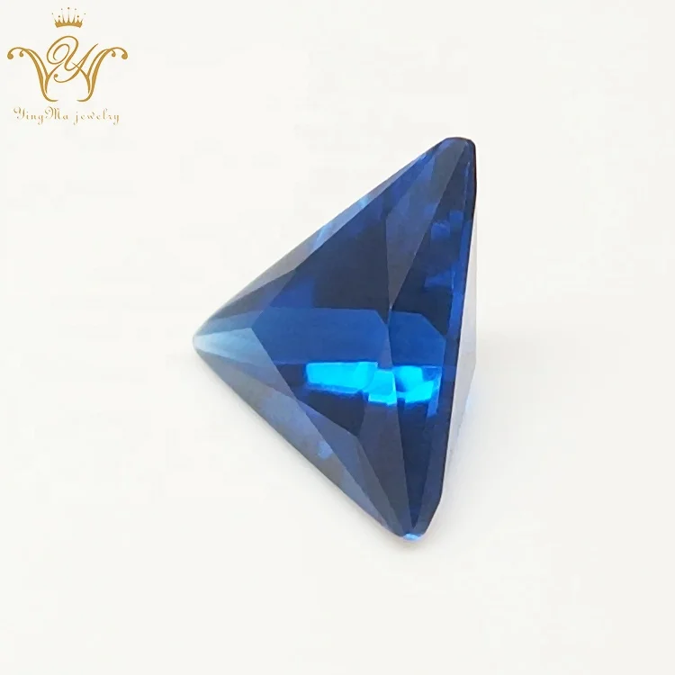 Synthetic Blue Gemstone Triangle Cut 113# Spinel Gemstones