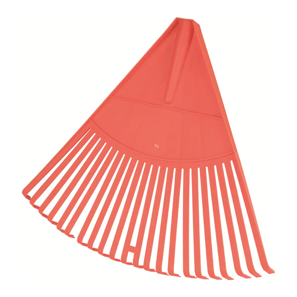 Plastic 22 Teeth High Impact Heavy Duty Lawn Rakes for Leaves Rakes  Gardening Tools with Wooden Handle