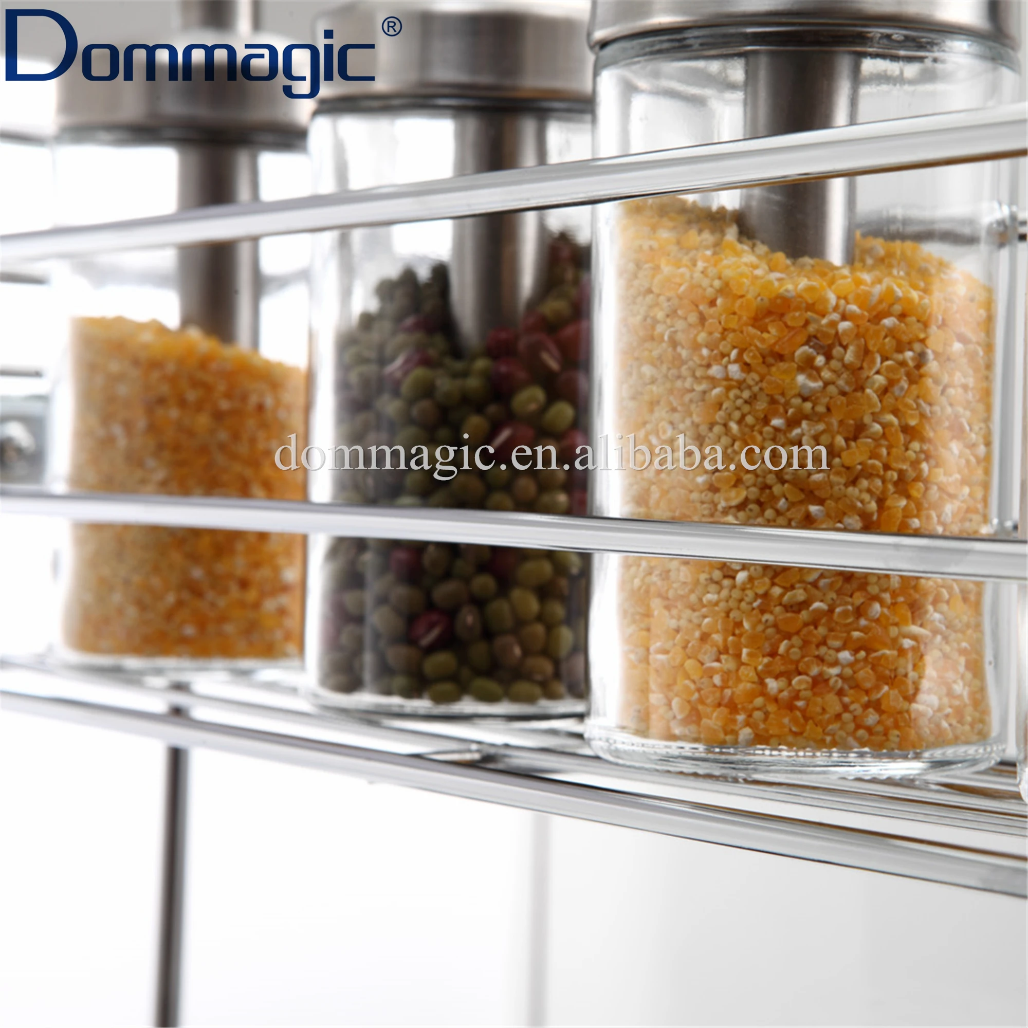 Kitchen Cabinet Bottle Pull out Basket Simple Basket