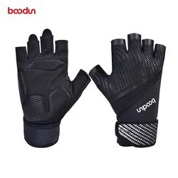 2019 Wholesale Custom Leather Workout Fitness Weight Lifting Gym Gloves