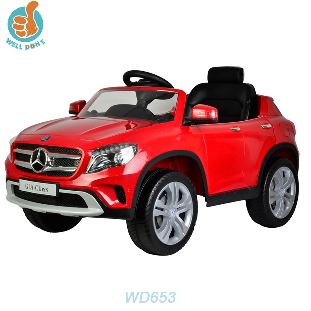 Licensed GLA wholesale ride on battery operated kids baby car, 2.4G R/C including WD653