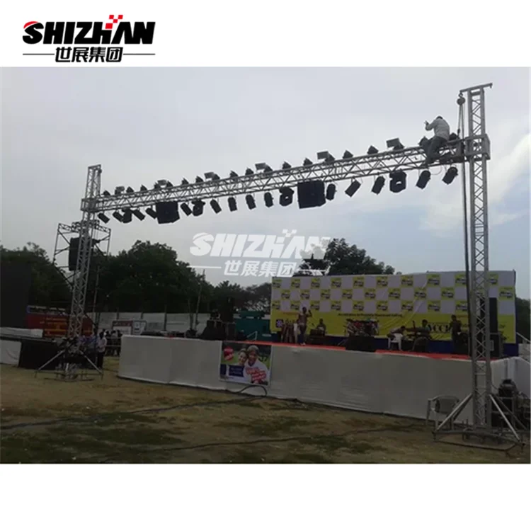 Aluminum Lighting Speech Stage Space Roofing Truss Structure