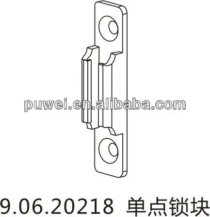 PWS PUWEI Transmission Bar Upvc Window and Door Espagnolette Rod/PWS for Casement Sliding