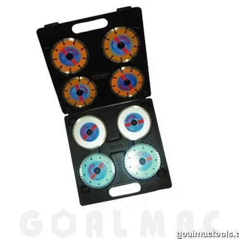 8 шт. Алмазный Диск Set In Blow Mould Case