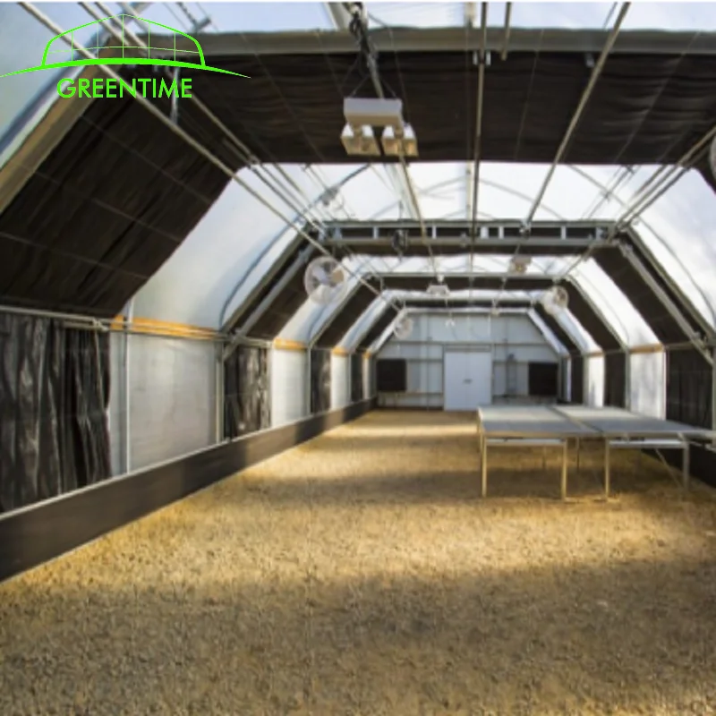 Hoop House Light Deprivation Blackout Greenhouse / Agricultural Greenhouse