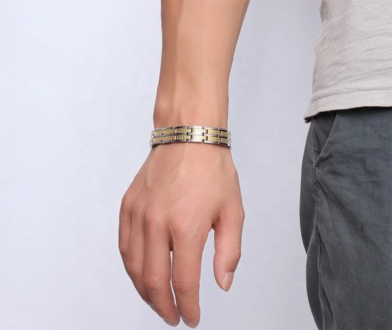 Fashionable and original design magnetic energy power germanium bracelet