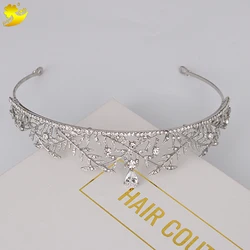 Fashionable rhinestone crystal wedding bridal hair jewelry women hair accessories