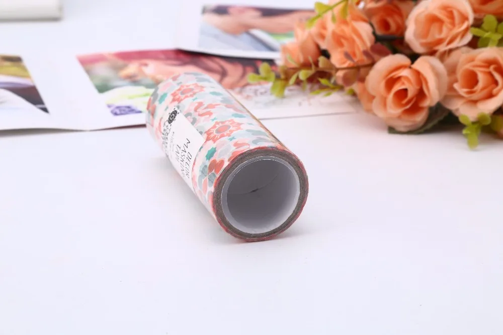 Home decoration Multicolor Beautiful Patterns Cute Washi tape size is 10cm*2m