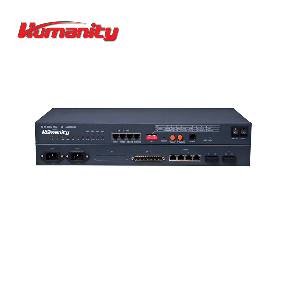 
Humanity E1 Ethernet to optical converter 