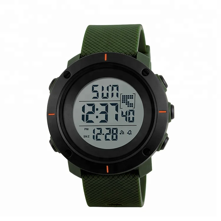 Skmei 1213 water resistance men wristwatch fashion jam tangan sport digital watch for big wrist men