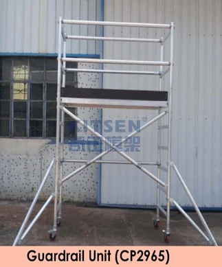 Flexible Easy Folding Mobile Aluminum Scaffold