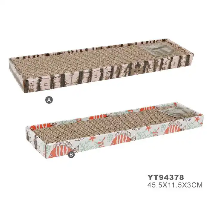 Прямоугольной формы картонная Когтеточка для кошек нового дизайна игрушка детская кровать