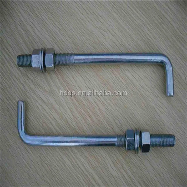 
High Quality Foundation Anchor Bolt J Bolt Anchor Bolts in stocks 