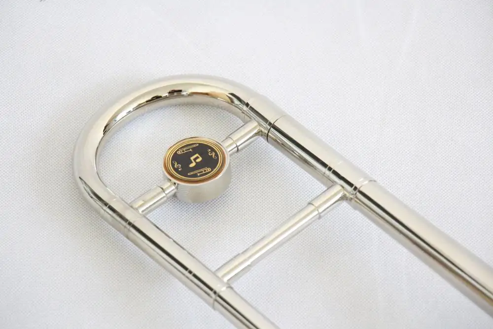 
Cheap Student Trombone Nickel Plate Good Quality Yellow brass Instrument High Grade Trombone For Sale 