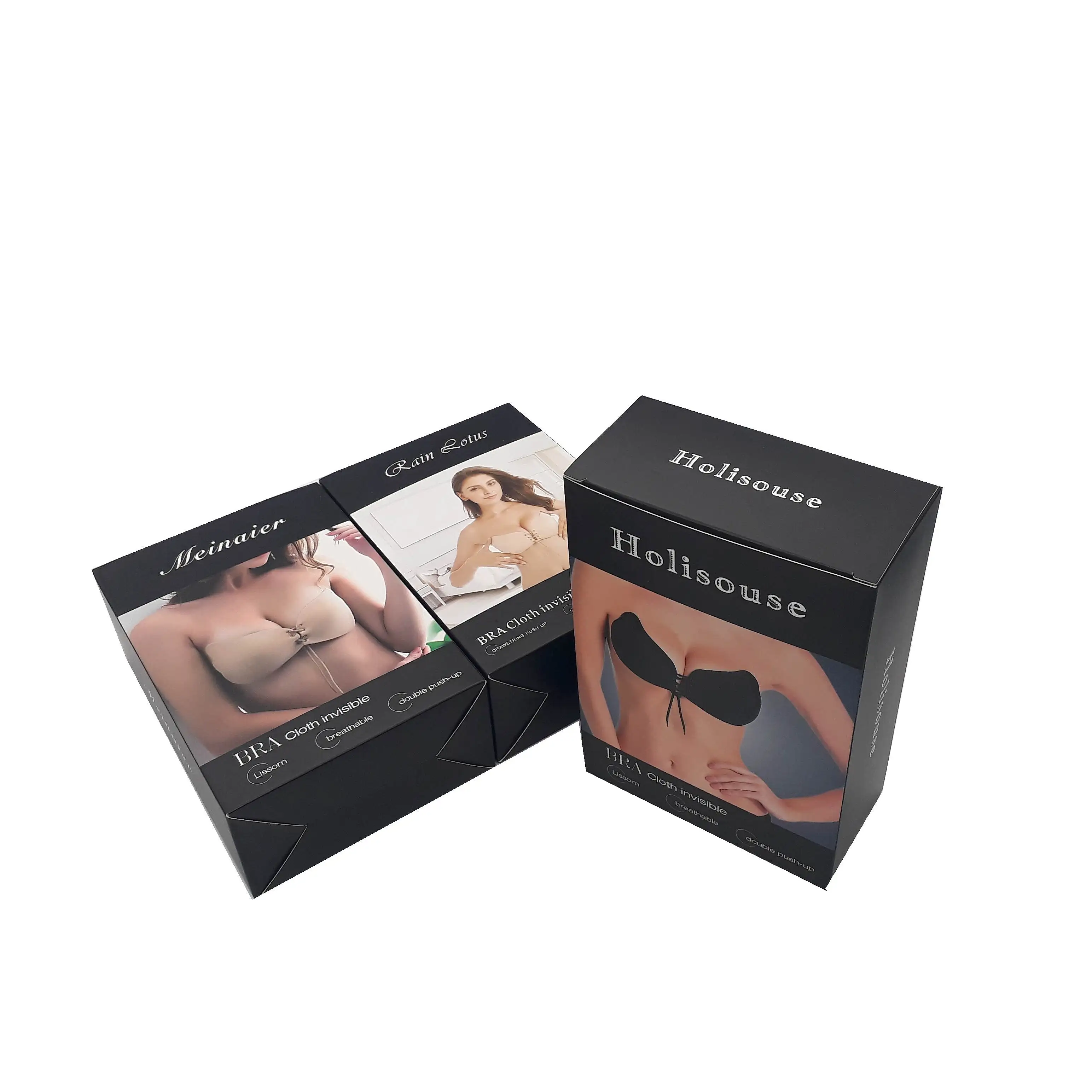 manufacturer custom bra brassiere lingerie underwear paper packaging boxes container and instruction manual label tag printing