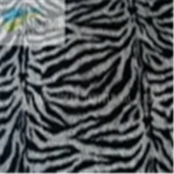 Zebra Pattern Printed Coral Fleece Fabric