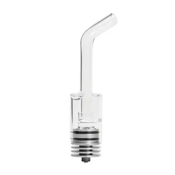 Pure vapor quartz bucket heating element vaporizer wax dab vape pen with long glass top