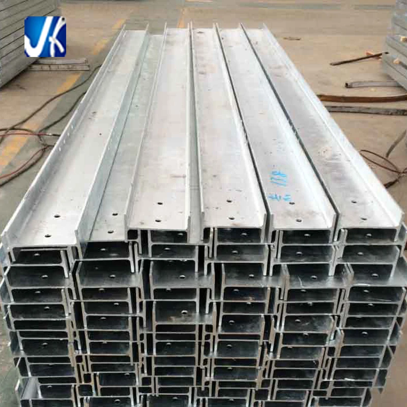 
hot dip galvanized slotted steel beam for retaining wall 