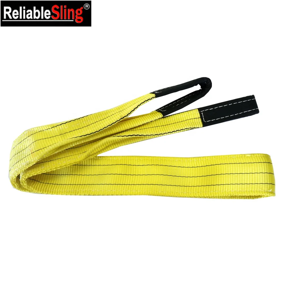 
Custom Synthetic Polyester Lifting Slings with Shackle or Grab Hooks 