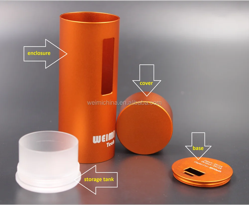 
USB Portable face care facial steamer with anodized by cnc machining 