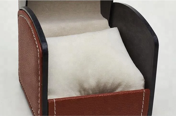 Custom Pu Luxury Leather Cheap Wrist Watch Pill Box For Men Engraved