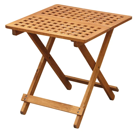 Solid wood furniture living room round tea table picnic table