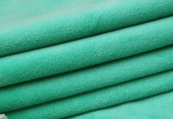Custom Color Soft And High Quality Microfiber Velvet Fleece Toy Fabric