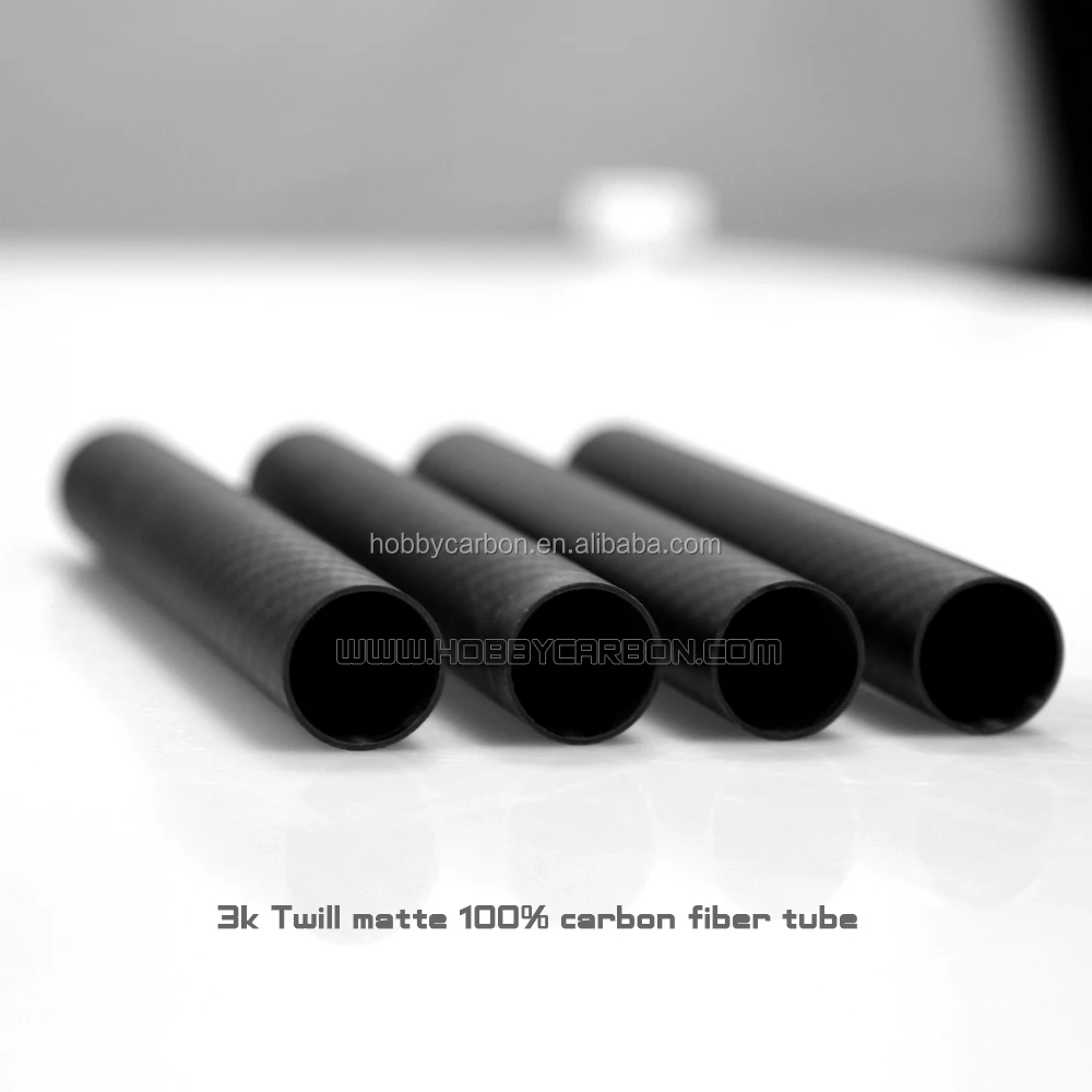 High Quality 100mm Carbon Fiber Tube 21.5*19.5*1000mm with Great Price for ODM