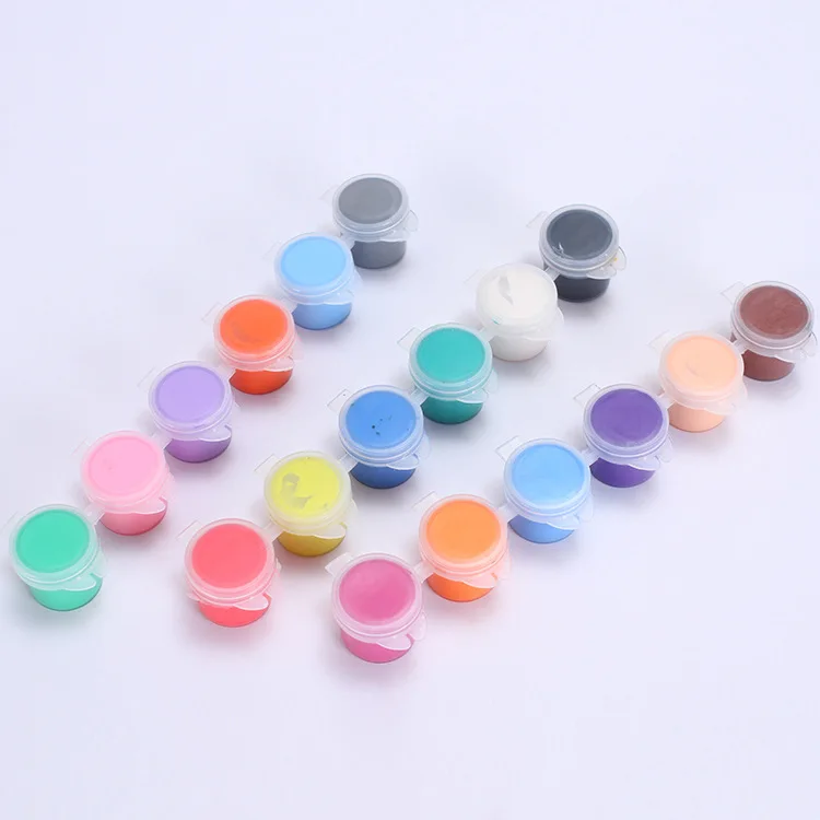 8colors Non-toxic Acrylic Coloru007F Cup Paintu007F 3ml/6ml Acrylic Watercolor Paint with Paint Brush