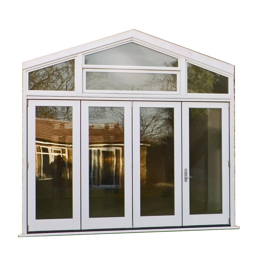 2019 new design folding glass door  puertas de  vidrio aluminio