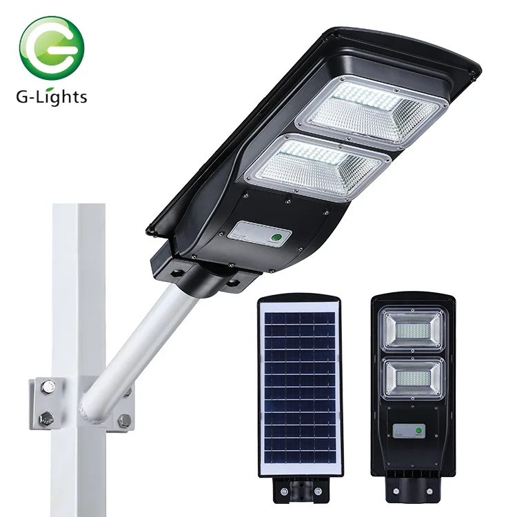 High quality ip65 outdoor ABS 20watt 40watt 60watt integrated all in one solar street led lamp
