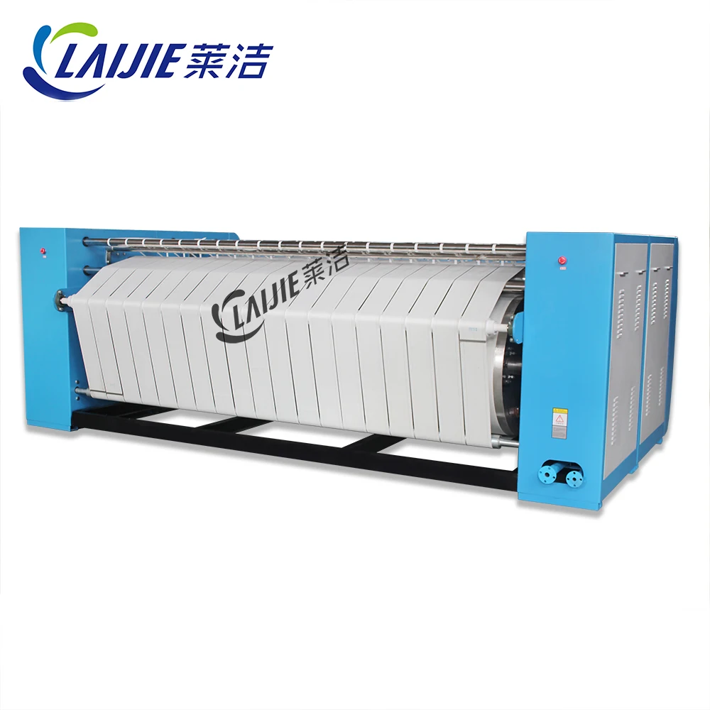 Professional 3000mm steam heated laundry roller iron & sheet ironing machine