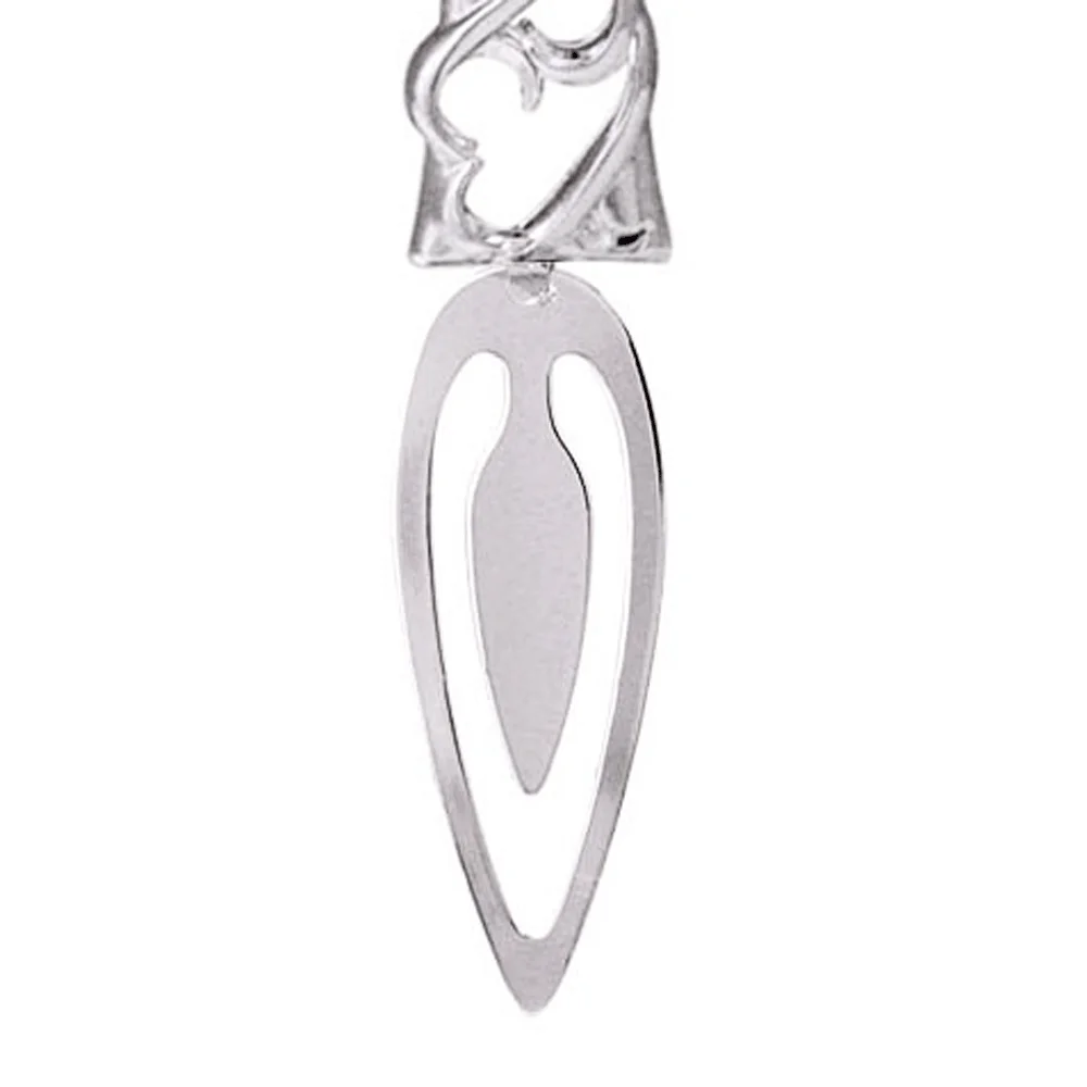 Crystocraft Special Chrome Plated Cross Decorated with Brilliant Cut Crystals Christian Bookmarks