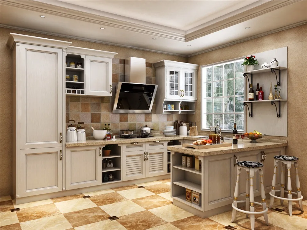 easy installed economic kitchen cabinet