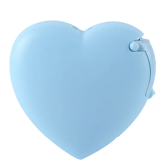 Пластиковый диспенсер для клейкой ленты в форме сердца, настольный держатель для ленты для офиса с резаком для ленты