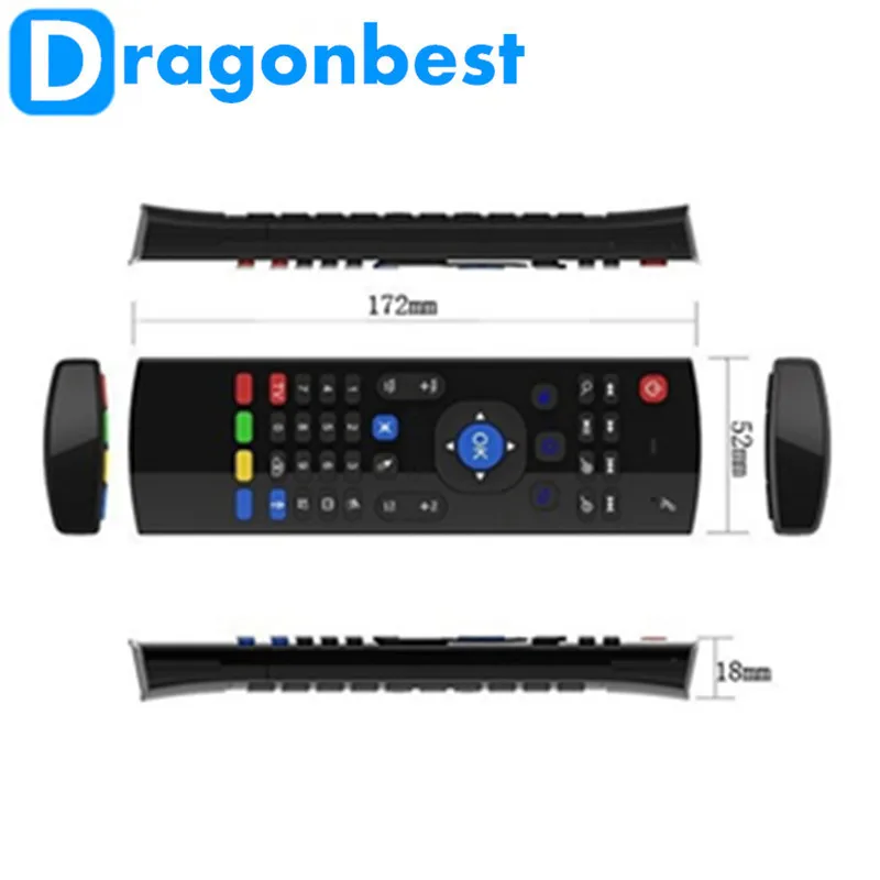 Новая цена для MX3 клавиатура и мышь воздуха мыши 2.4 ГГц беспроводной для андроид Box TV