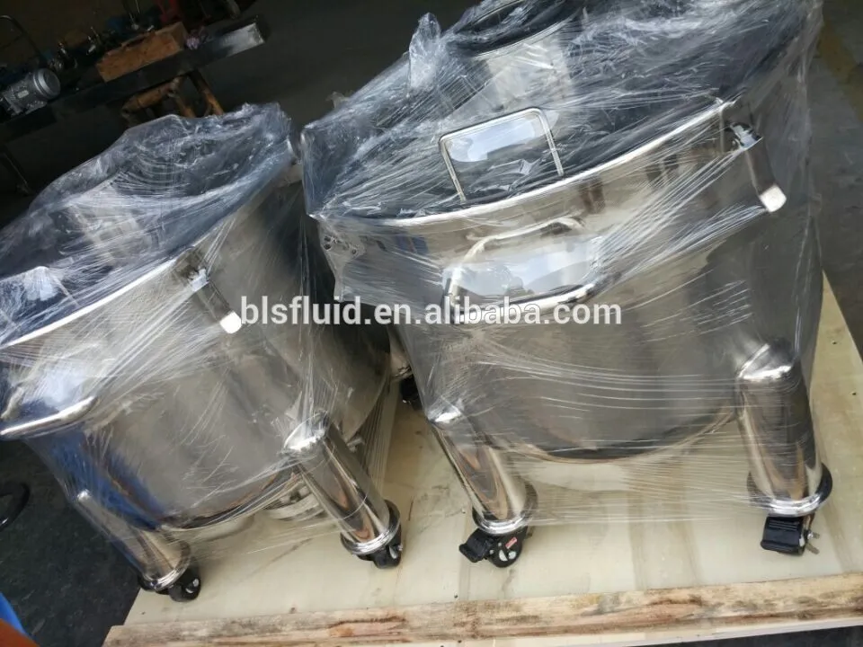 with certification liquid single layer container storage tank factory supply Stainless Steel Milk Cans for sale