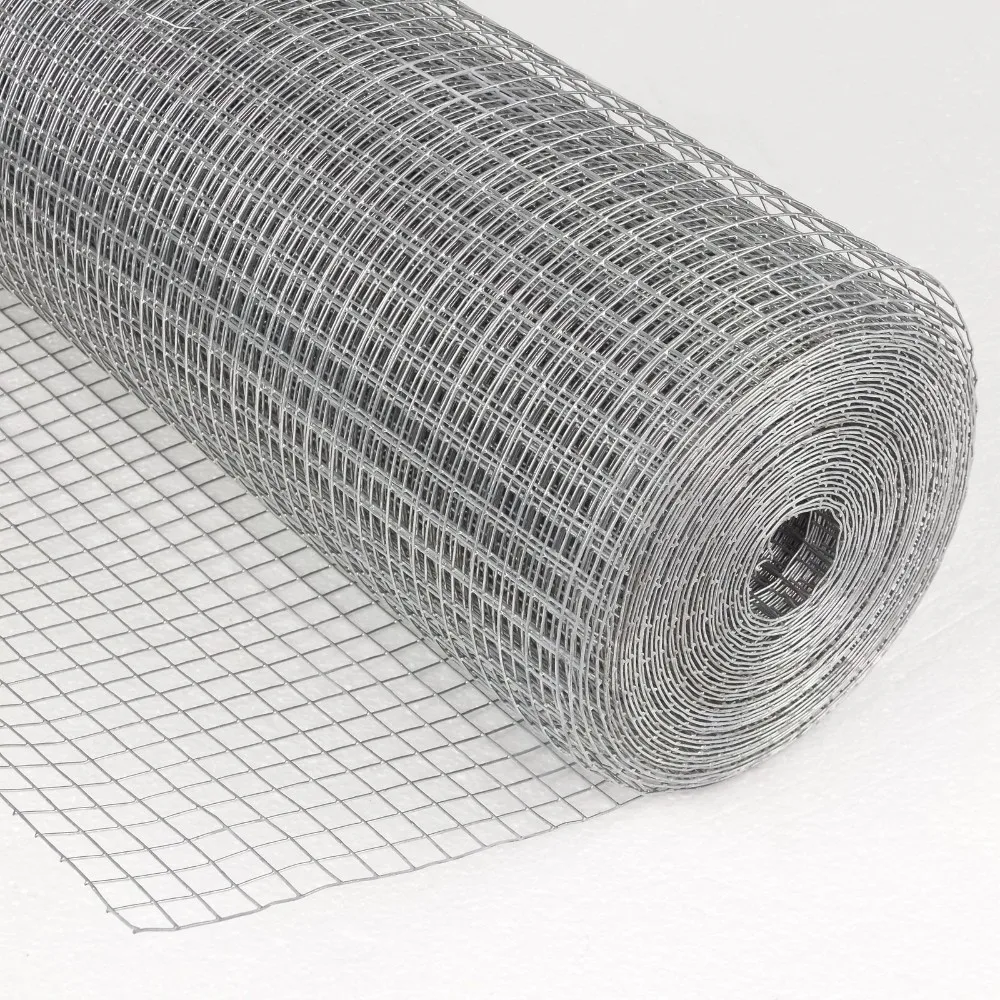 hot dipped galvanized hardware wire mesh panel telas de arames fabrica malla electro soldada para jaula rolls