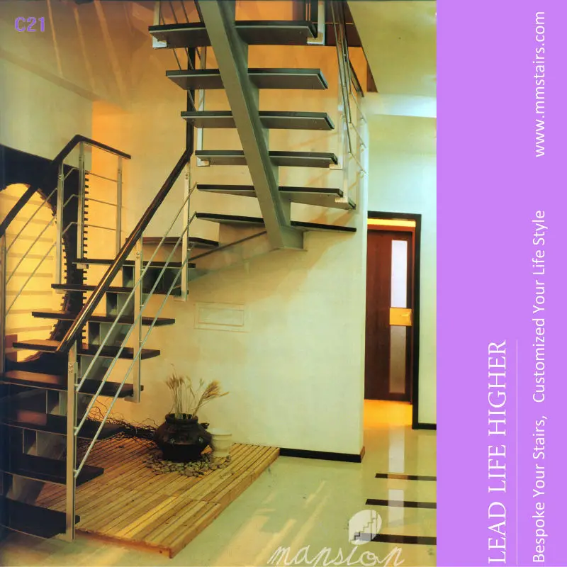 
Low Cost Indoor Mono Stringer Staircase Design 