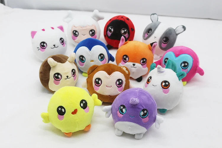 Round shape memory foam filling stuffed animal unicorn plush toys for relaxing