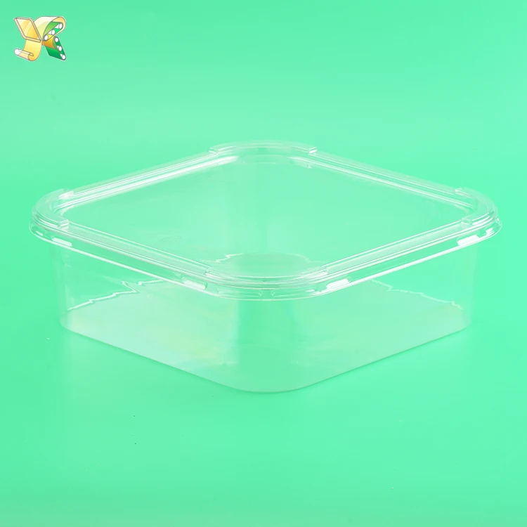 
Clear Plastic fruit clamshell packaging container with lid 