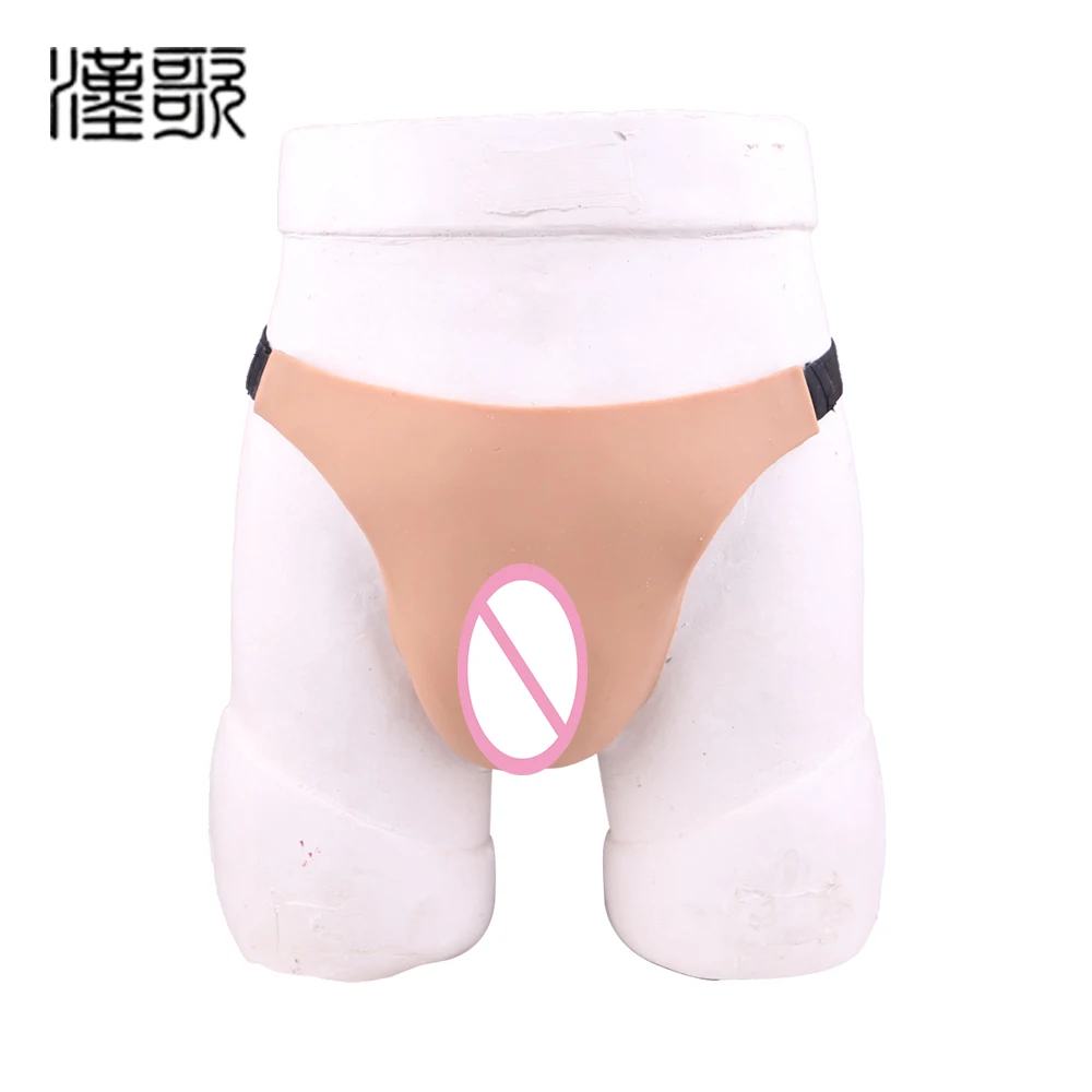 
Crossdresser Panties Camel Toe Men Hiding Gaff Silicone G-string T-back Thong for Drag Queen 