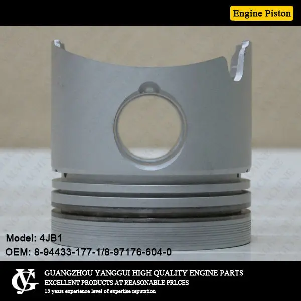 4JB1 Excavator Motor Piston 8-94433-177-1