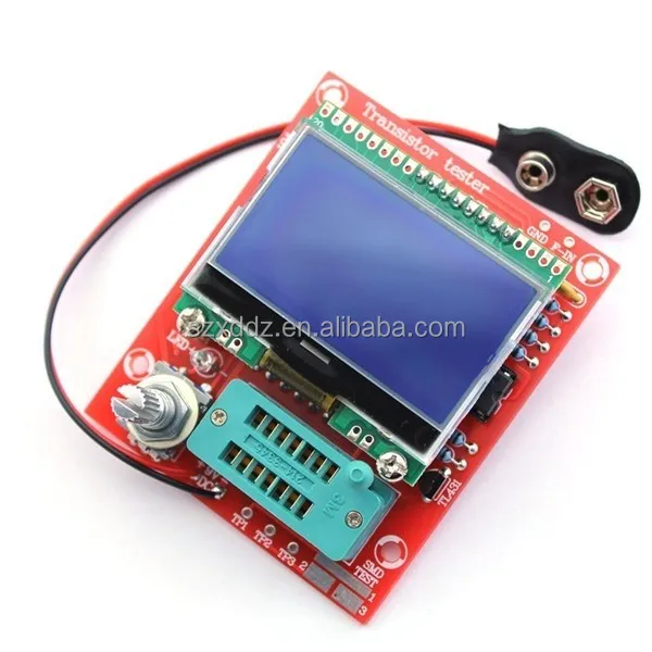 
M328 LCD 12864 Transistor Tester DIY Kit Diode Triode Capacitance LCR ESR Meter 
